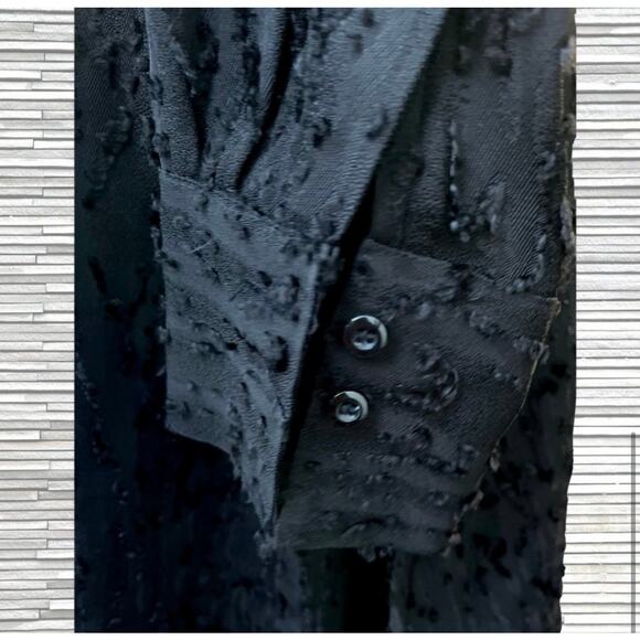 Catherine Malandrino Black Textured Dress Size 8 - Picture 5 of 5